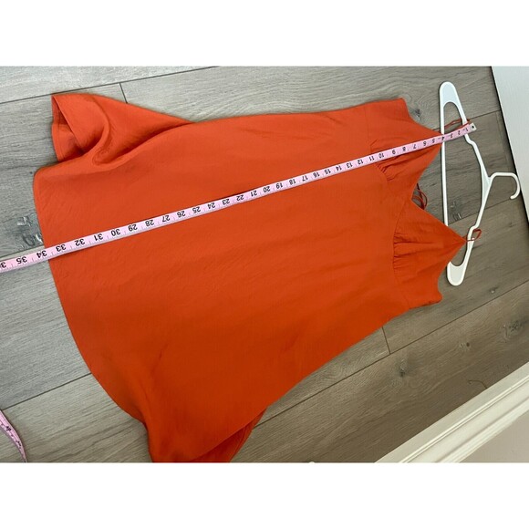 Madewell $88 Layton Mini Slip Dress in Orange Size 8 - Picture 9 of 9